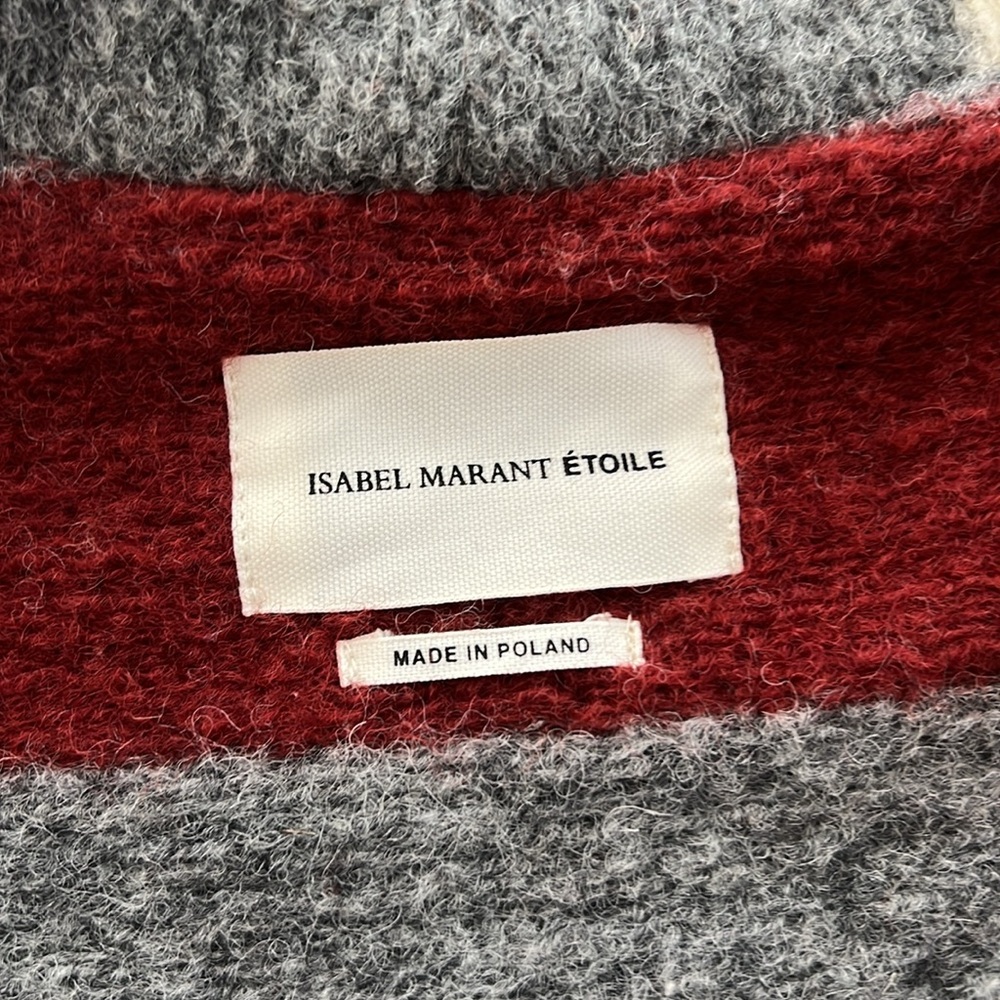Isabel Marant Toile Gabrie Wool Blanket Coat - image 2